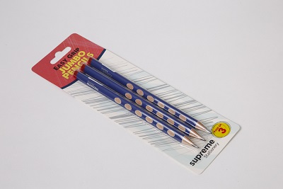 HB JUMBO EASY GRIP PENCIL 3PC (HB-7370)